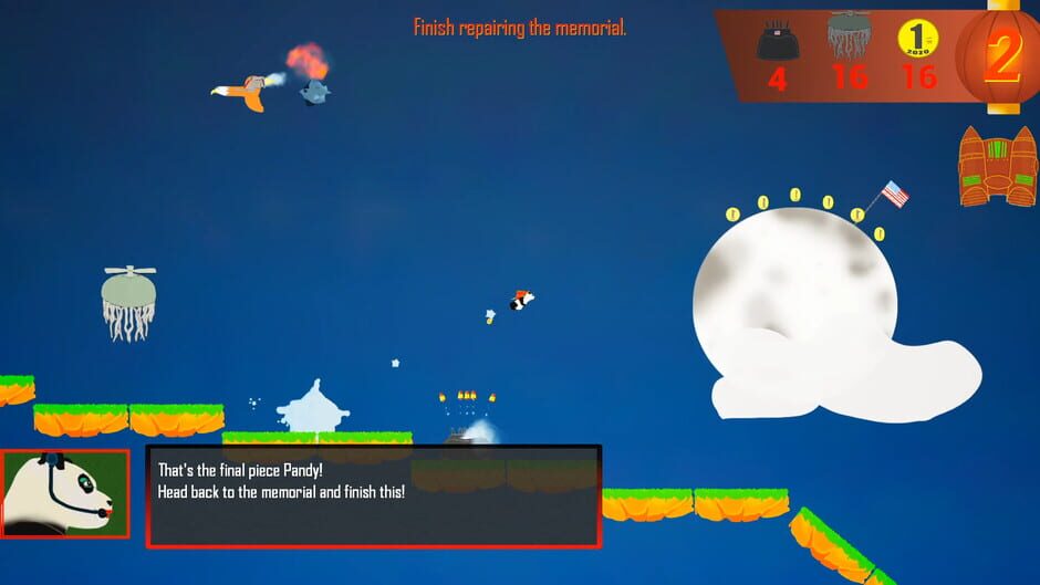Rocket Panda Panic screenshot