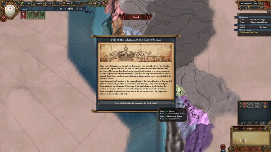 Europa Universalis IV: El Dorado Screenshot