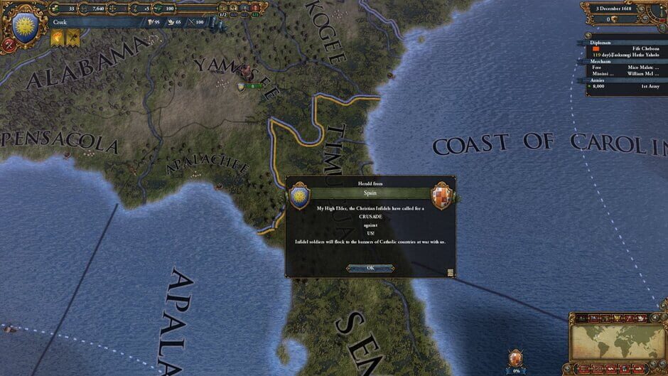 Europa Universalis IV: Conquest of Paradise Screenshot