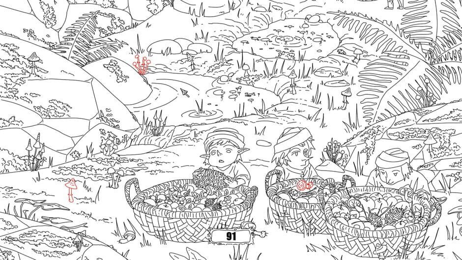100 hidden mushrooms Screenshot