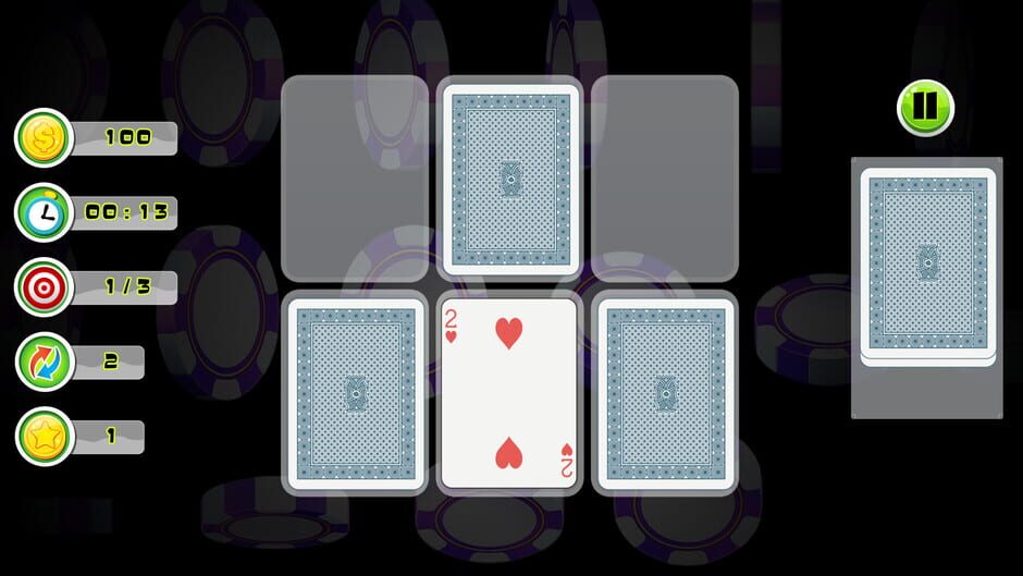 Poker Memory Screenshot