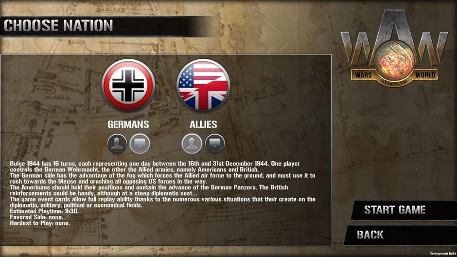สกรีนช็อตจาก Wars across the World: Bulge 1944 (รูปที่ 2)