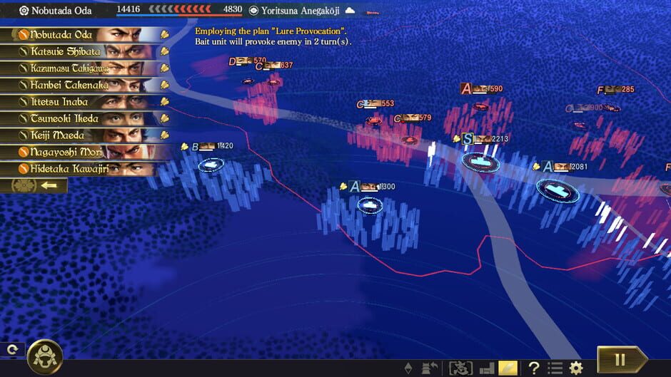 Nobunaga's Ambition: Taishi - The Battle of Nagashino Scenario Screenshot