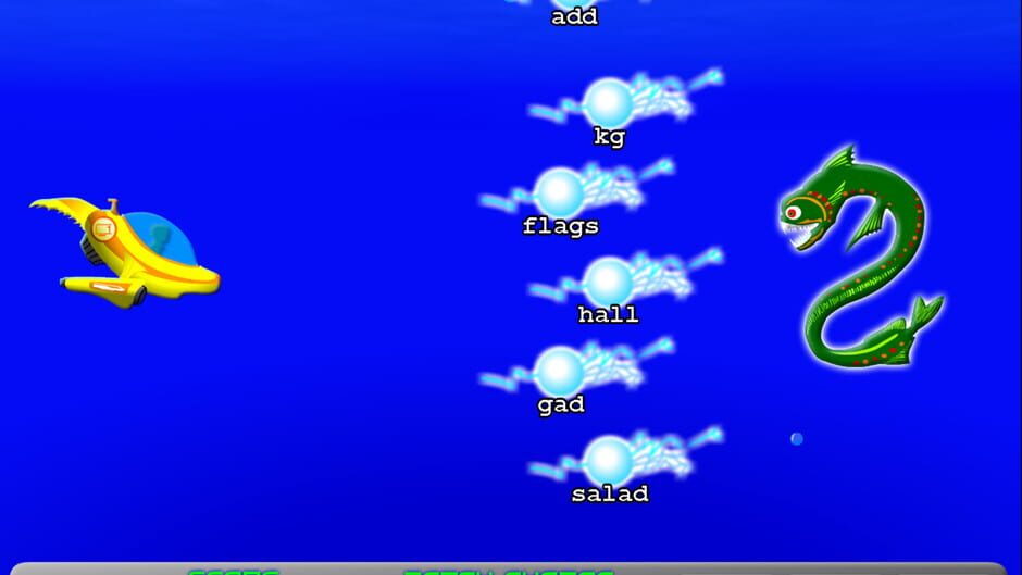 Typing with Sharks screenshot