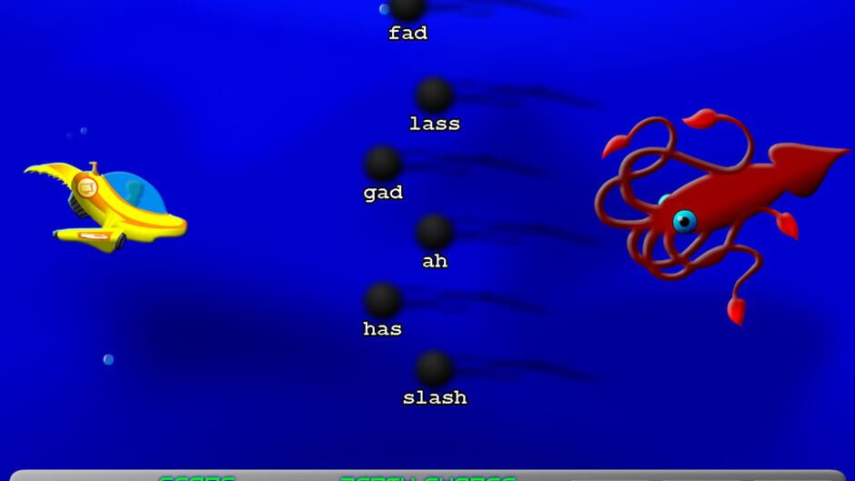 Typing with Sharks screenshot