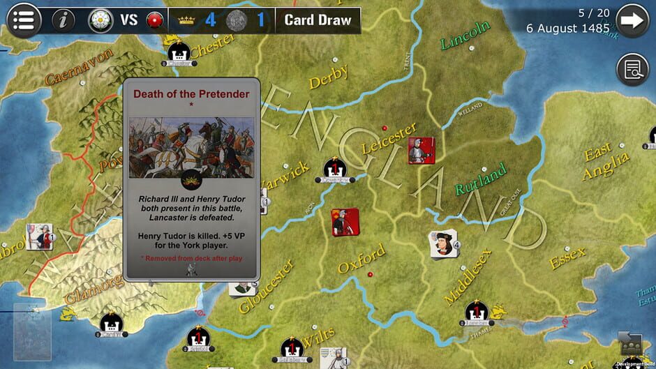 Wars Across the World: Bosworth 1485 Screenshot