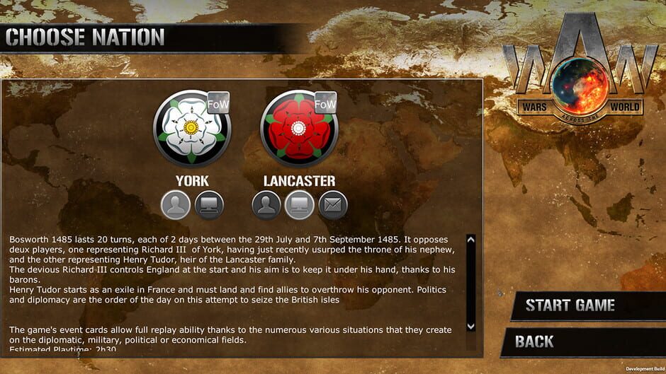 Wars Across the World: Bosworth 1485 Screenshot