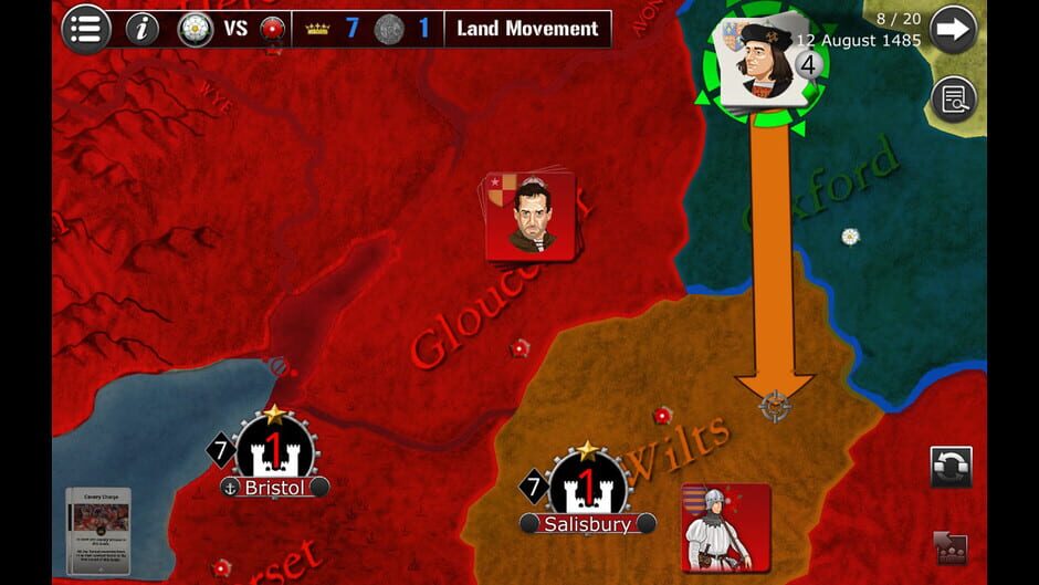 Wars Across the World: Bosworth 1485 Screenshot