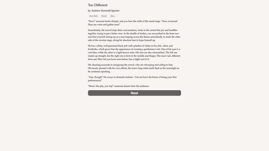 Too Different Screenshot