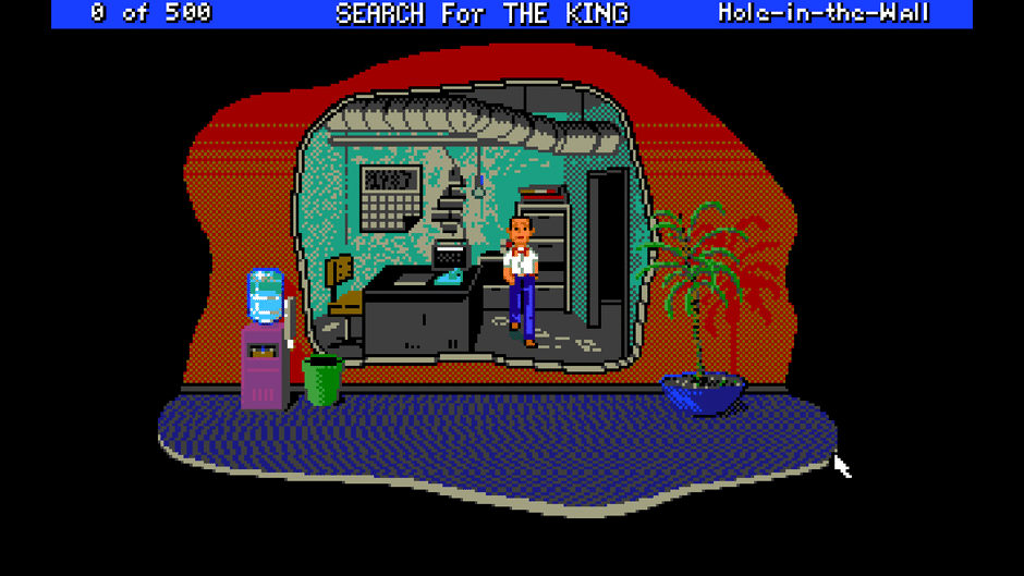 Les Manley in: Search for the King Screenshot
