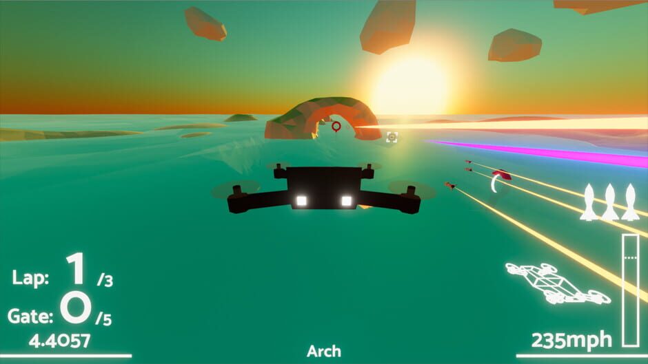 Sunset 20 Drone Racer Screenshot