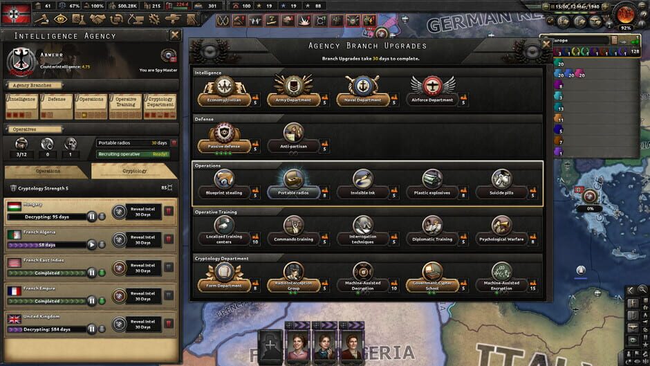 Hearts of Iron IV: La Résistance Screenshot