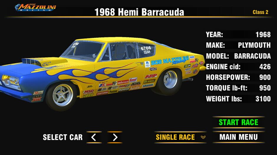 Bob Mazzolini Racing Screenshot