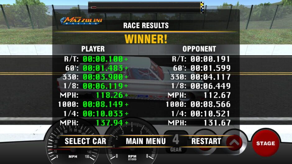 Bob Mazzolini Racing Screenshot