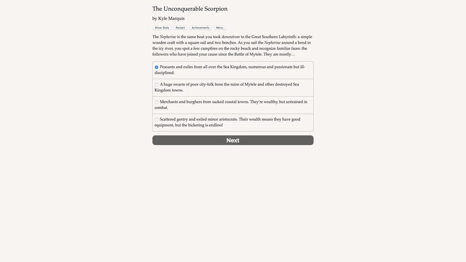 Pon Para and the Unconquerable Scorpion Screenshot