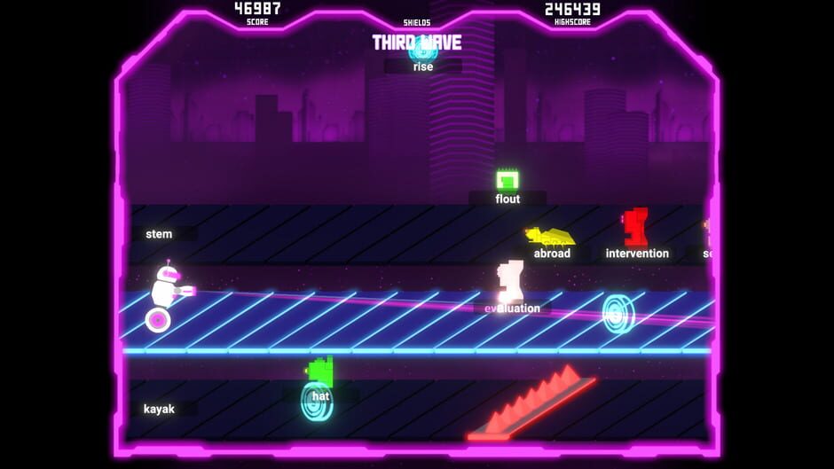 Tybot Invasion: The Typing Runner Screenshot