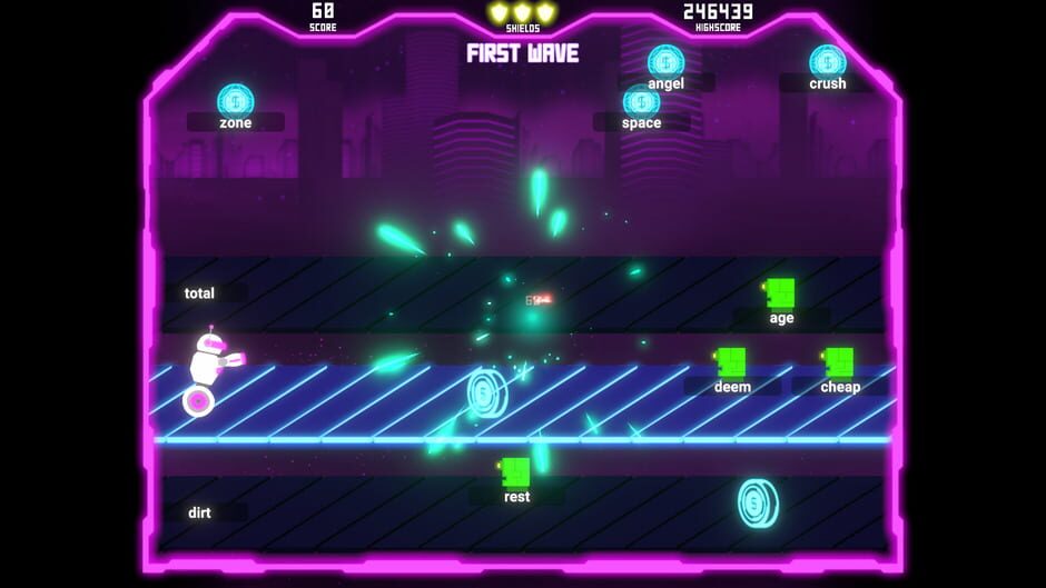 Tybot Invasion: The Typing Runner Screenshot
