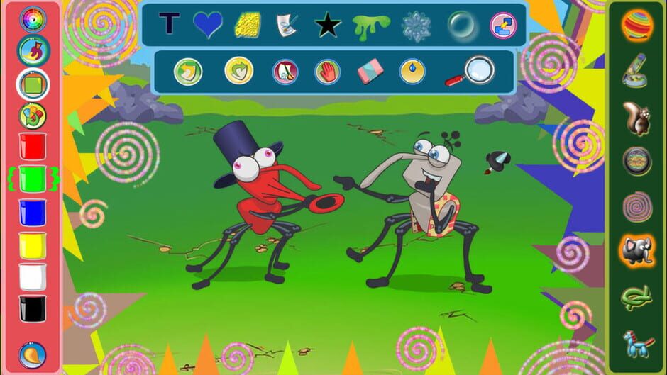 Bin Weevils Arty Arcade Screenshot