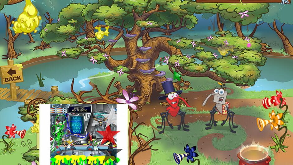 Bin Weevils Arty Arcade Screenshot