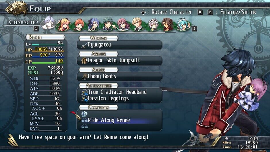 The Legend of Heroes: Trails of Cold Steel II - All Ride-Alongs Screenshot