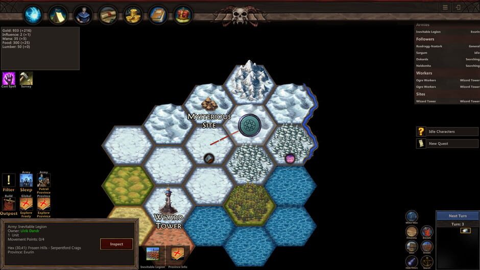 Wizards and Warlords Screenshot