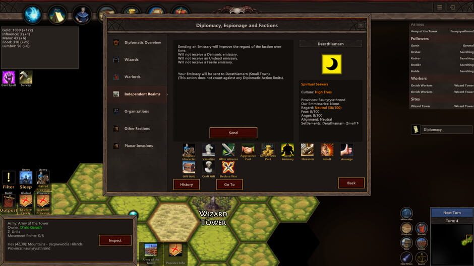 Wizards and Warlords Screenshot