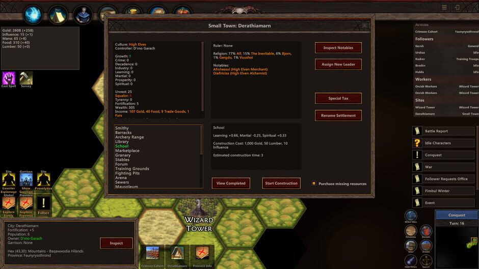 Wizards and Warlords Screenshot