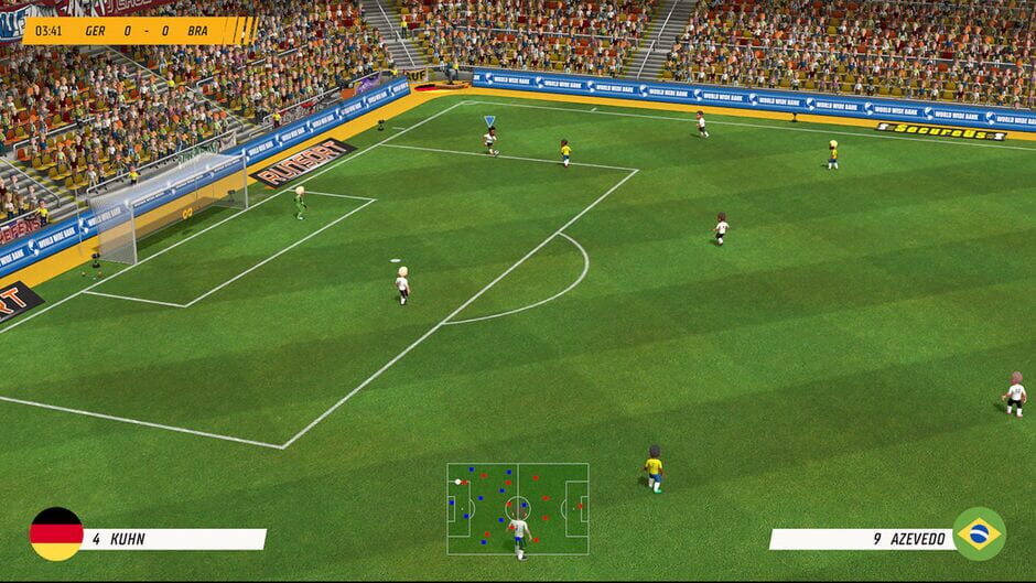 Super Soccer Blast: America VS Europe Screenshot