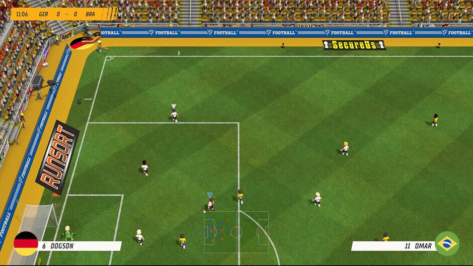 Super Soccer Blast: America VS Europe Screenshot