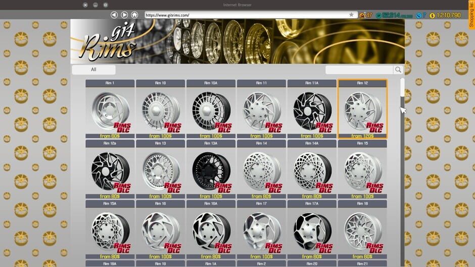 Car Mechanic Simulator 2018: Rims Screenshot