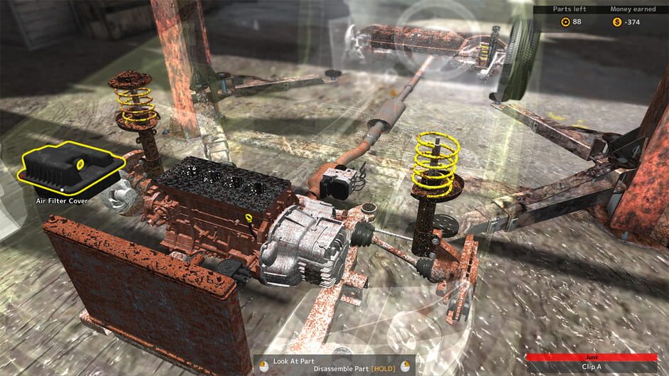 Car Mechanic Simulator 2015: Car Stripping Screenshot