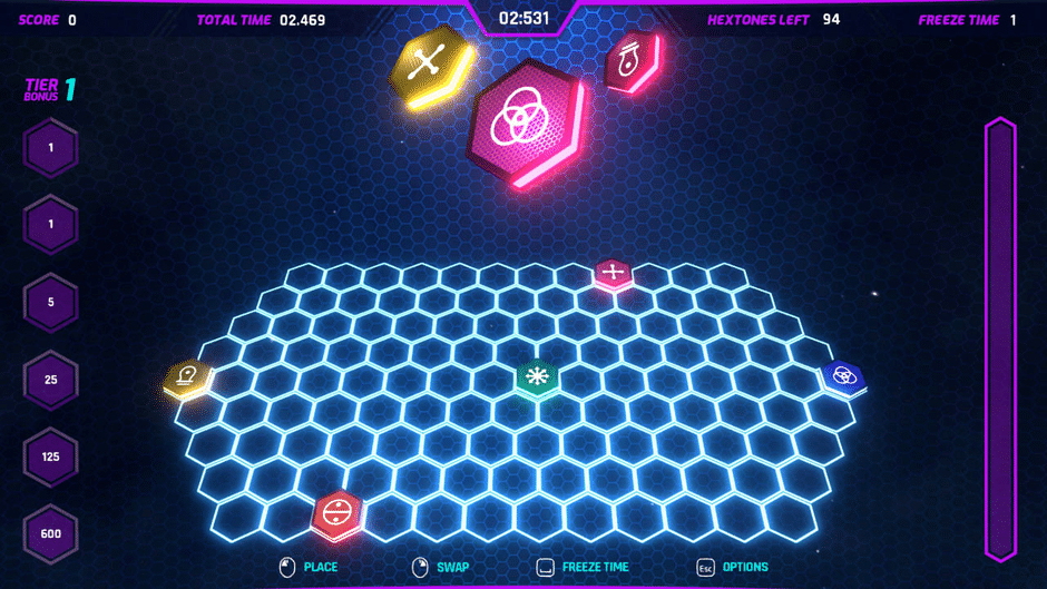 Hextones: Spacetime Screenshot