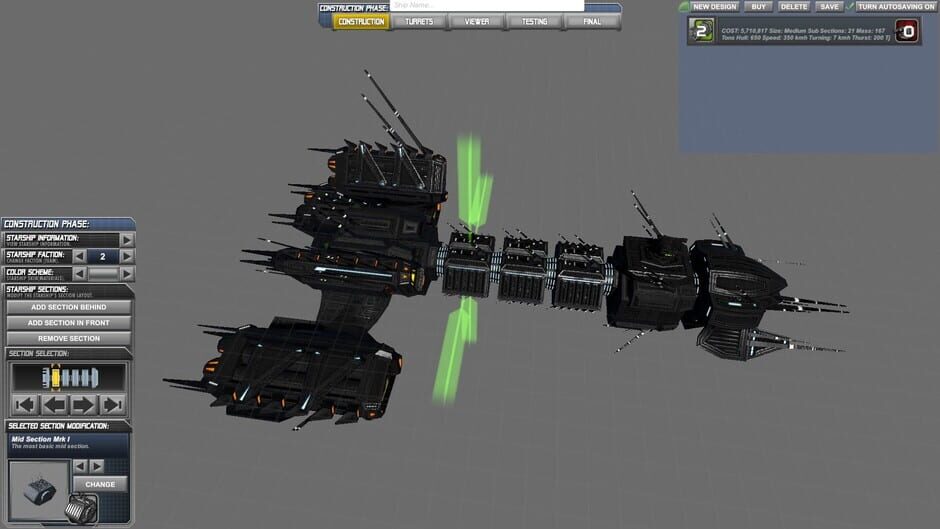 สกรีนช็อตจาก Space Transport Tycoon (รูปที่ 8)