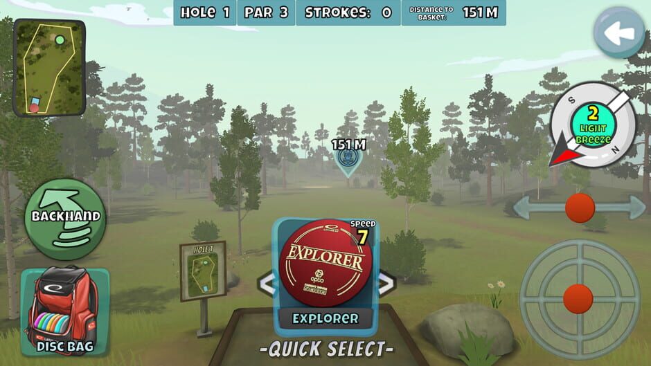 Disc Golf Valley Screenshot
