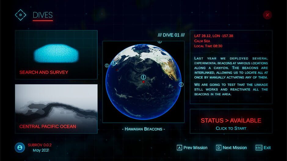 subROV Screenshot