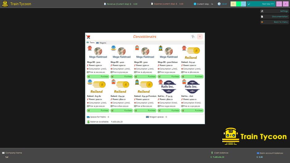 Train Tycoon Screenshot