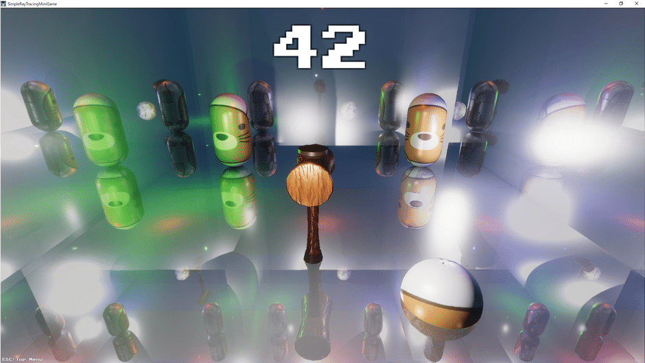 Simple Ray tracing Mini Game 10 Screenshot