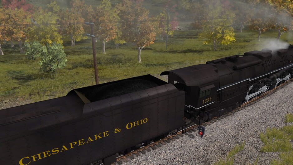 สกรีนช็อตจาก Trainz Railroad Simulator 2019: C&O 2-6-6-6 H8 - New River Mining Coal Run (รูปที่ 11)