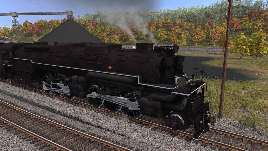 สกรีนช็อตจาก Trainz Railroad Simulator 2019: C&O 2-6-6-6 H8 - New River Mining Coal Run (รูปที่ 10)