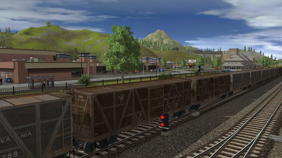 สกรีนช็อตจาก Trainz Railroad Simulator 2019: PRR X23 Boxcar (รูปที่ 10)