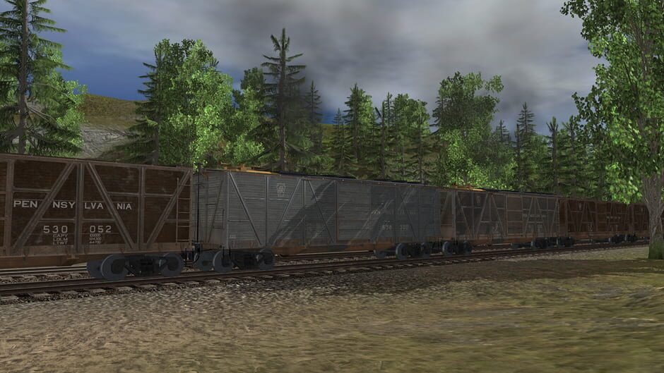 สกรีนช็อตจาก Trainz Railroad Simulator 2019: PRR X23 Boxcar (รูปที่ 15)