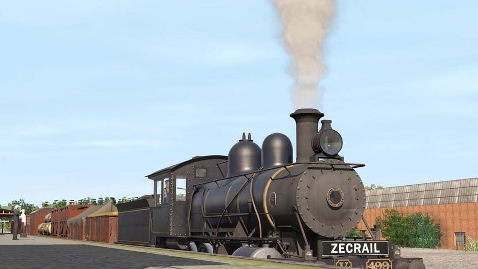 สกรีนช็อตจาก Trainz Railroad Simulator 2019: ZecRail V499 Blue & Gold and Christmas 2019 (รูปที่ 12)