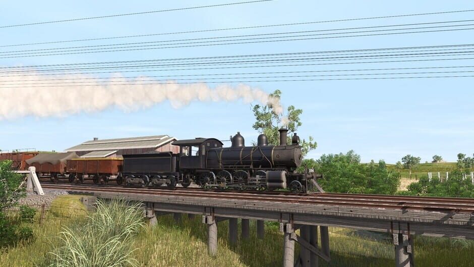 สกรีนช็อตจาก Trainz Railroad Simulator 2019: ZecRail V499 Blue & Gold and Christmas 2019 (รูปที่ 10)