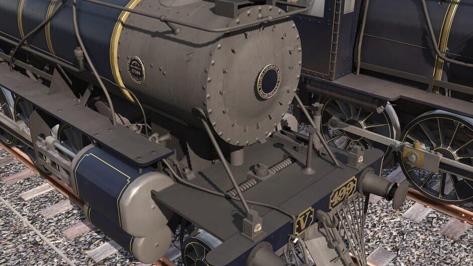 สกรีนช็อตจาก Trainz Railroad Simulator 2019: ZecRail V499 Blue & Gold and Christmas 2019 (รูปที่ 14)