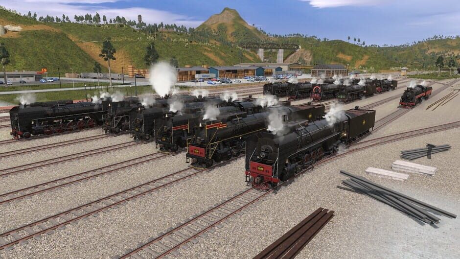 สกรีนช็อตจาก Trainz Railroad Simulator 2019: QJ Steam Locomotive (รูปที่ 9)
