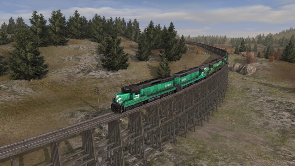 สกรีนช็อตจาก Trainz Railroad Simulator 2019: Legacy of the Burlington Northern II (รูปที่ 10)