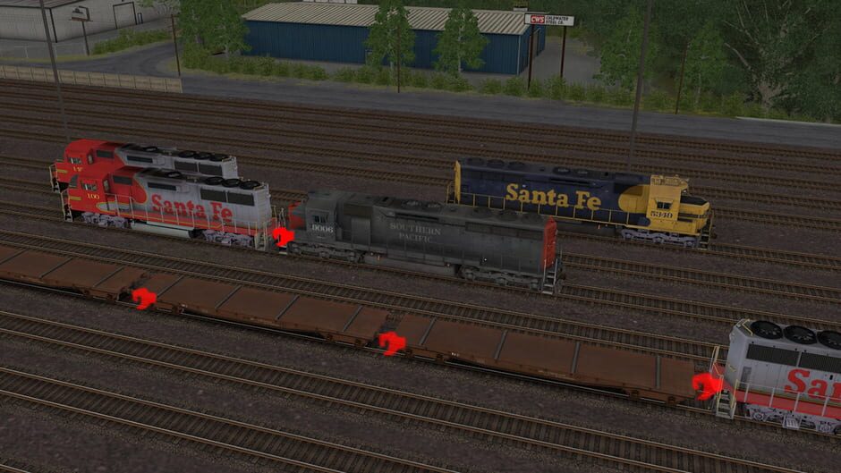 สกรีนช็อตจาก Trainz: A New Era - Route: Brazemore Yard (รูปที่ 13)