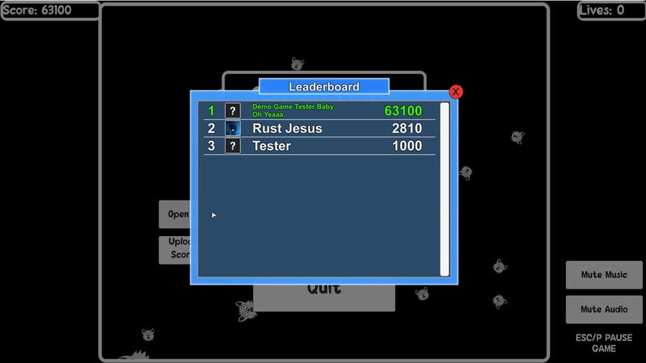 Endless Furry Asteroids Screenshot