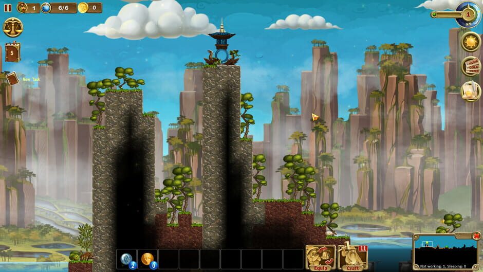 Craft the World: Temples of 4 Elements Screenshot