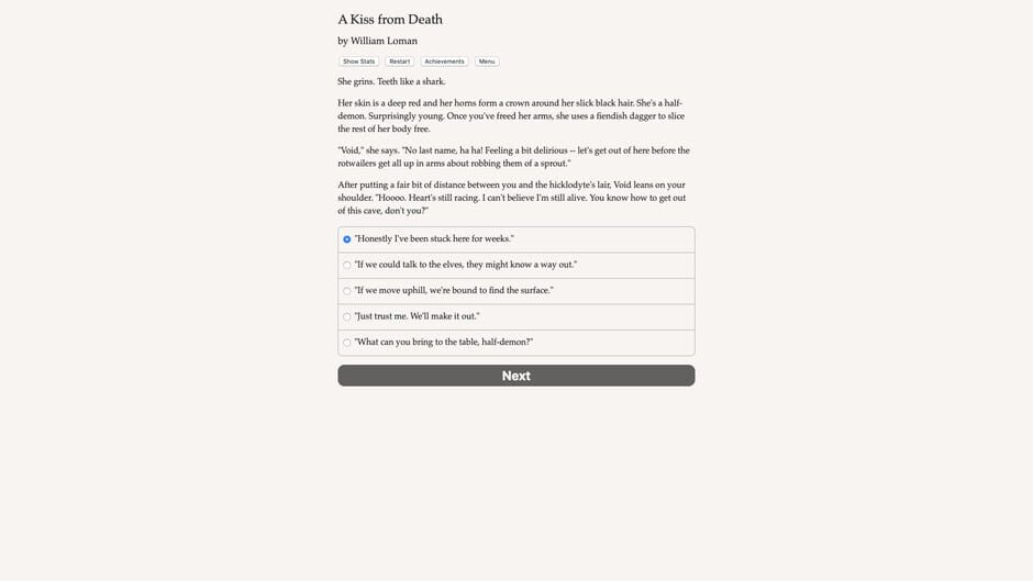 A Kiss from Death Screenshot